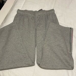 Grey Nike sweatpants